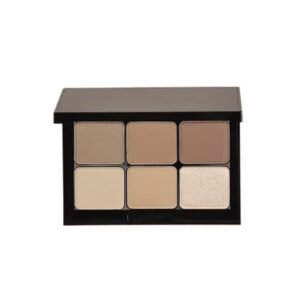 Eyeshadow Palette – 6 Highly Pigmented, Crease-Proof Matte & Shimmer Shades – Long-Lasting, Blendable & Buildable Pigments – Compact & Travel-Friendly (Bare Neutrals)