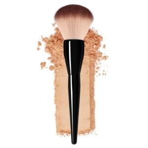 Large Makeup Foundation Brush Powder Brush  Powder Foundation Brush Flawless Makeup Brushes Bronzer Blush Brush Perfect for Blending Buffing with Loose Powder Liquid Foundation(Black)