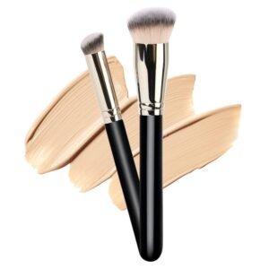 Makeup Brushes  Pro Foundation Brush and Flawless Concealer Brush Perfect for Any Look Premium Luxe Hair Contour Brush Perfect for Blending Liquid,Buffing,Cream,Sculpting,Mineral Makeup
