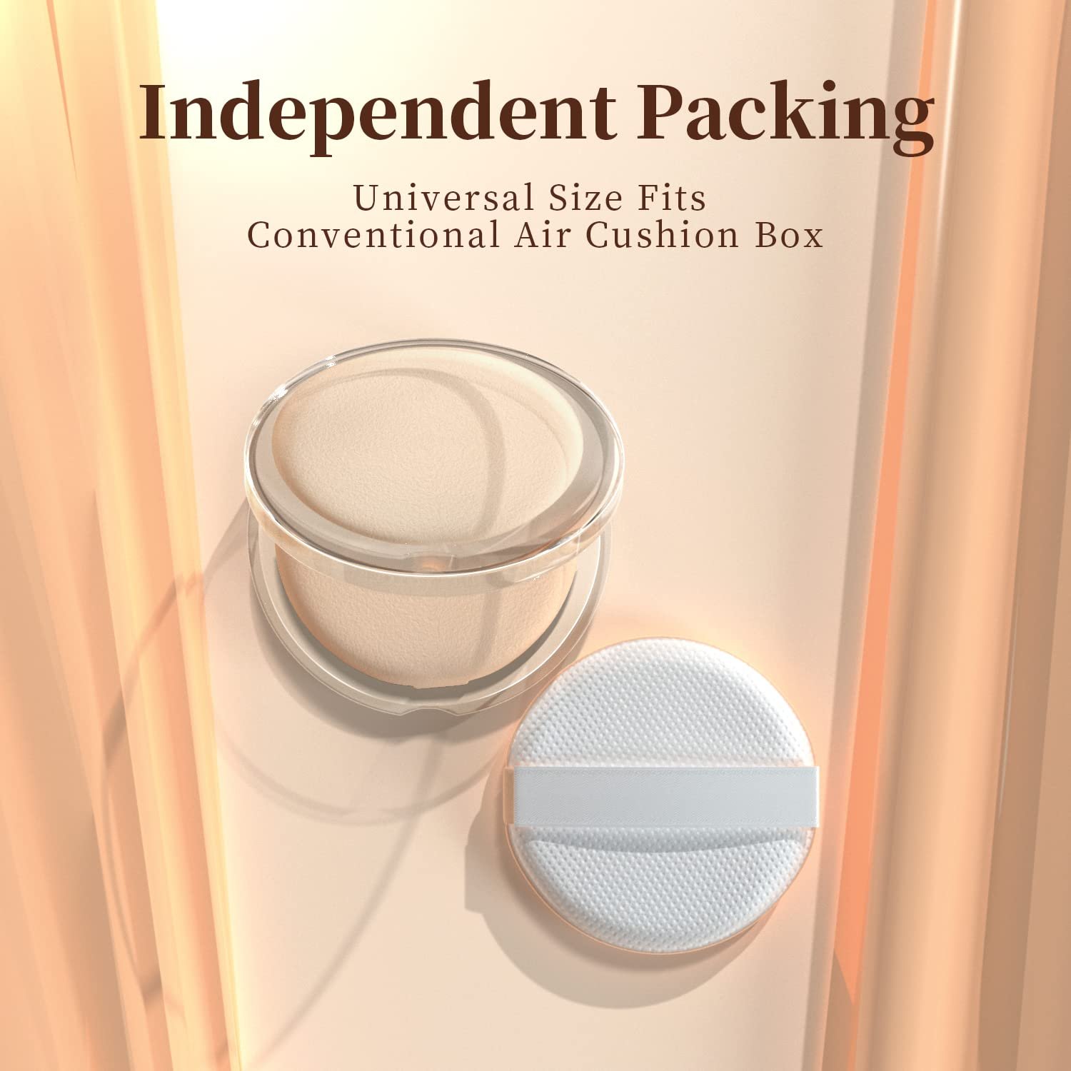 8Pcs Air Cushion Makeup Sponges for Foundation with Portable Box | Latex-Free Blending Sponge for Liquid, Foundation and Powder | Teardrop Powder Puff | Pink Drop - Image 2