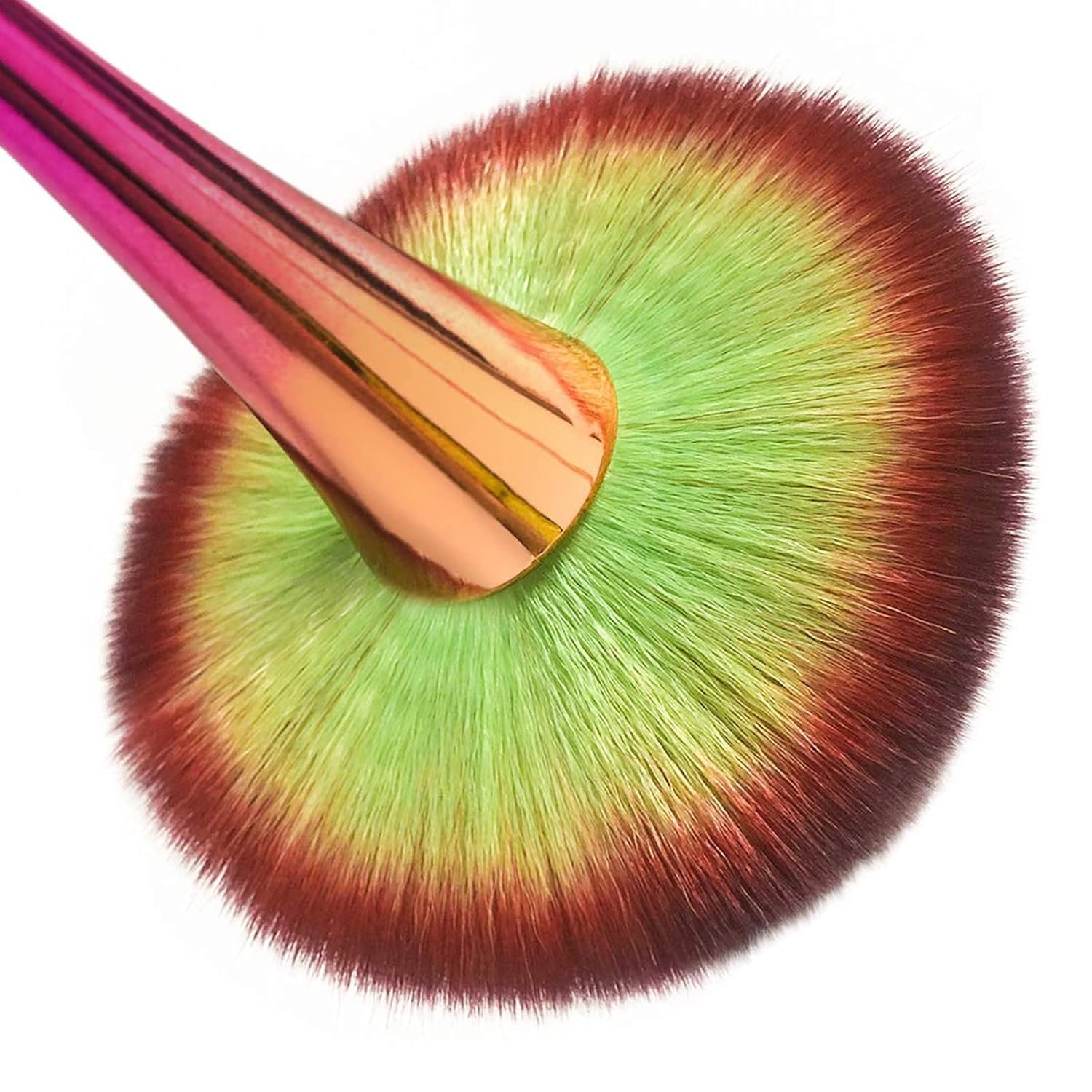 Super Large Mineral Powder Brush, Bronzer Kabuki Makeup Brush, Soft Fluffy Foundation Brush, Professional Powder Brush and Blush Brush for Daily Makeup (color-2 Pcs) - Image 2